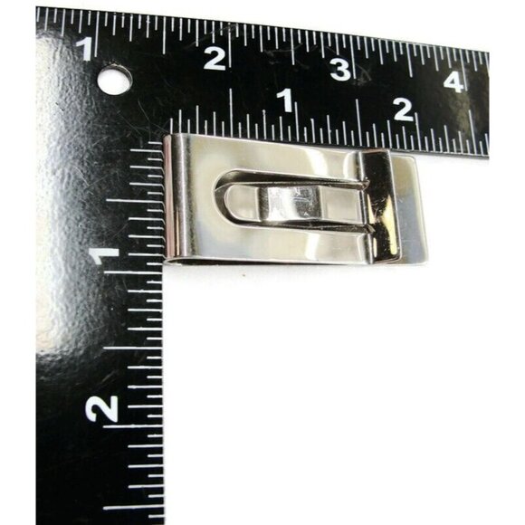 Classic Solid Design Money Clip Stainless Steel Wallet Credit Card Cash ID - Picture 4 of 5